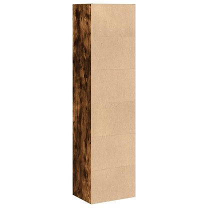 Bokhylle røkt eik 40x30x152 cm konstruert tre