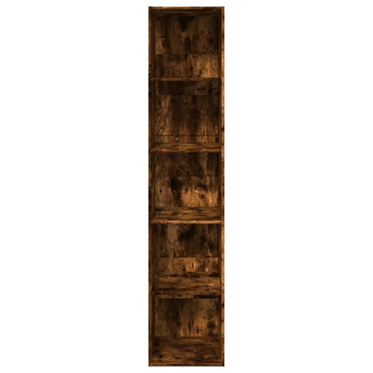 Bokhylle røkt eik 40x30x189 cm konstruert tre