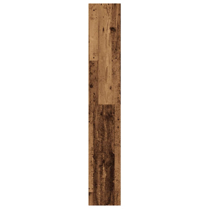 Bokhylle gammelt tre 40x30x189 cm konstruert tre