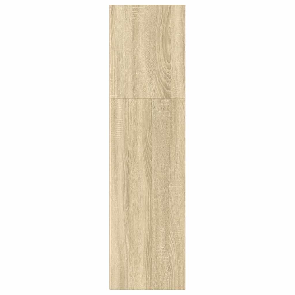 Bokhylle sonoma eik 60x30x114 cm konstruert tre