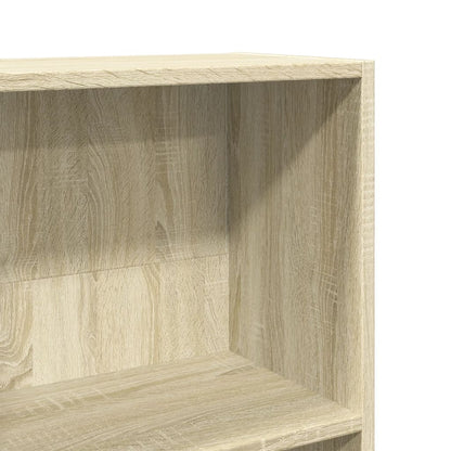 Bokhylle sonoma eik 80x30x114 cm konstruert tre