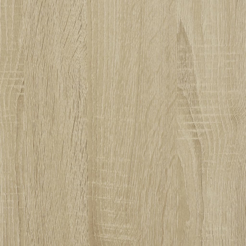 Bokhylle sonoma eik 80x30x114 cm konstruert tre