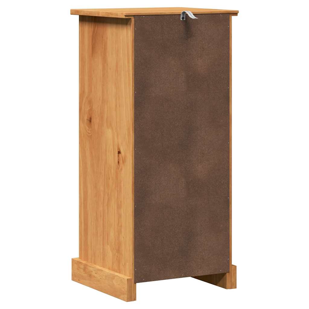 Baderomsskap "VIGO" med skuff 37x34x80 cm Solid Tre Furu