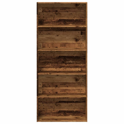 Bokhylle Gammelt Tre 80x30x189 cm