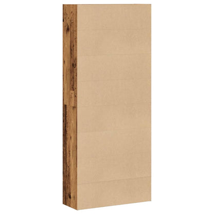 Bokhylle Gammelt Tre 80x30x189 cm