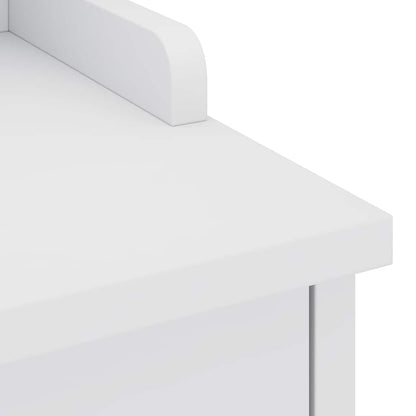 Sittebenk Gangbenk SANDNES Hvit 45x40x50 cm heltre furu