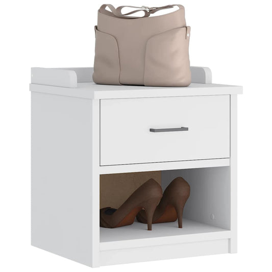 Sittebenk Gangbenk SANDNES Hvit 45x40x50 cm heltre furu