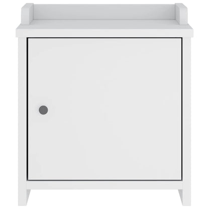 Sittebenk Gangbenk SANDNES Hvit 45x40x50 cm heltre furu