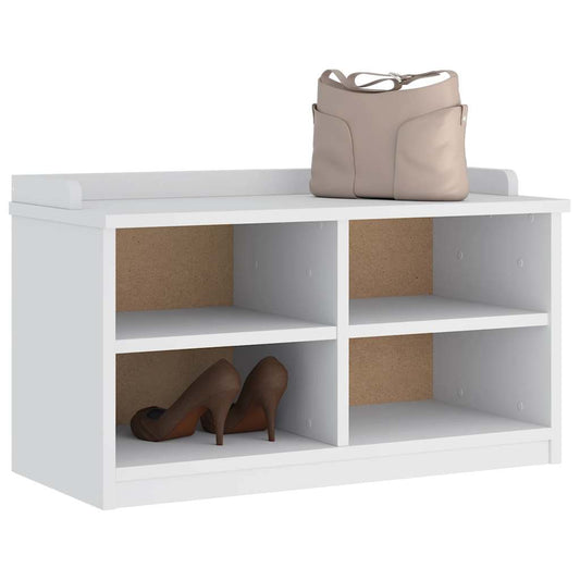 Sittebenk Gangbenk SANDNES Hvit 87x40x50 cm heltre furu