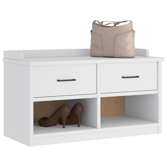 Sittebenk Gangbenk SANDNES Hvit 87x40x50 cm heltre furu