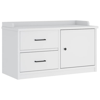 Sittebenk Gangbenk SANDNES Hvit 87x40x50 cm heltre furu