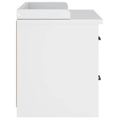 Sittebenk Gangbenk SANDNES Hvit 87x40x50 cm heltre furu
