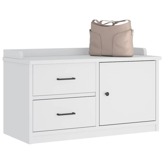 Sittebenk Gangbenk SANDNES Hvit 87x40x50 cm heltre furu