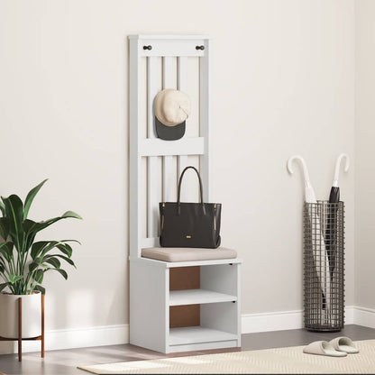 Hallmøbel Halltre SANDENS Hvit 45x40x159,5 cm heltre furu