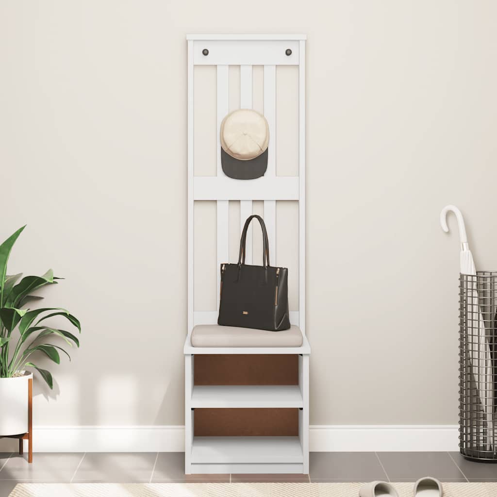 Hallmøbel Halltre SANDENS Hvit 45x40x159,5 cm heltre furu