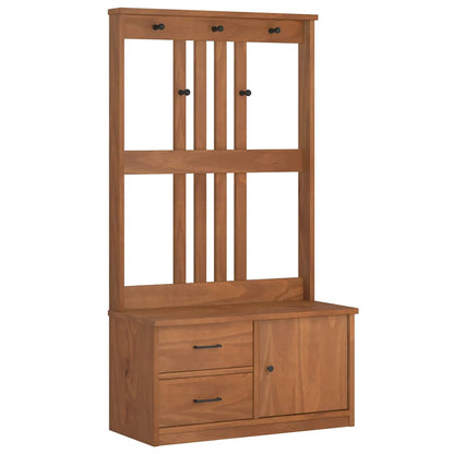Hallmøbel Halltre SANDENS 87x40x159,5 cm heltre furu
