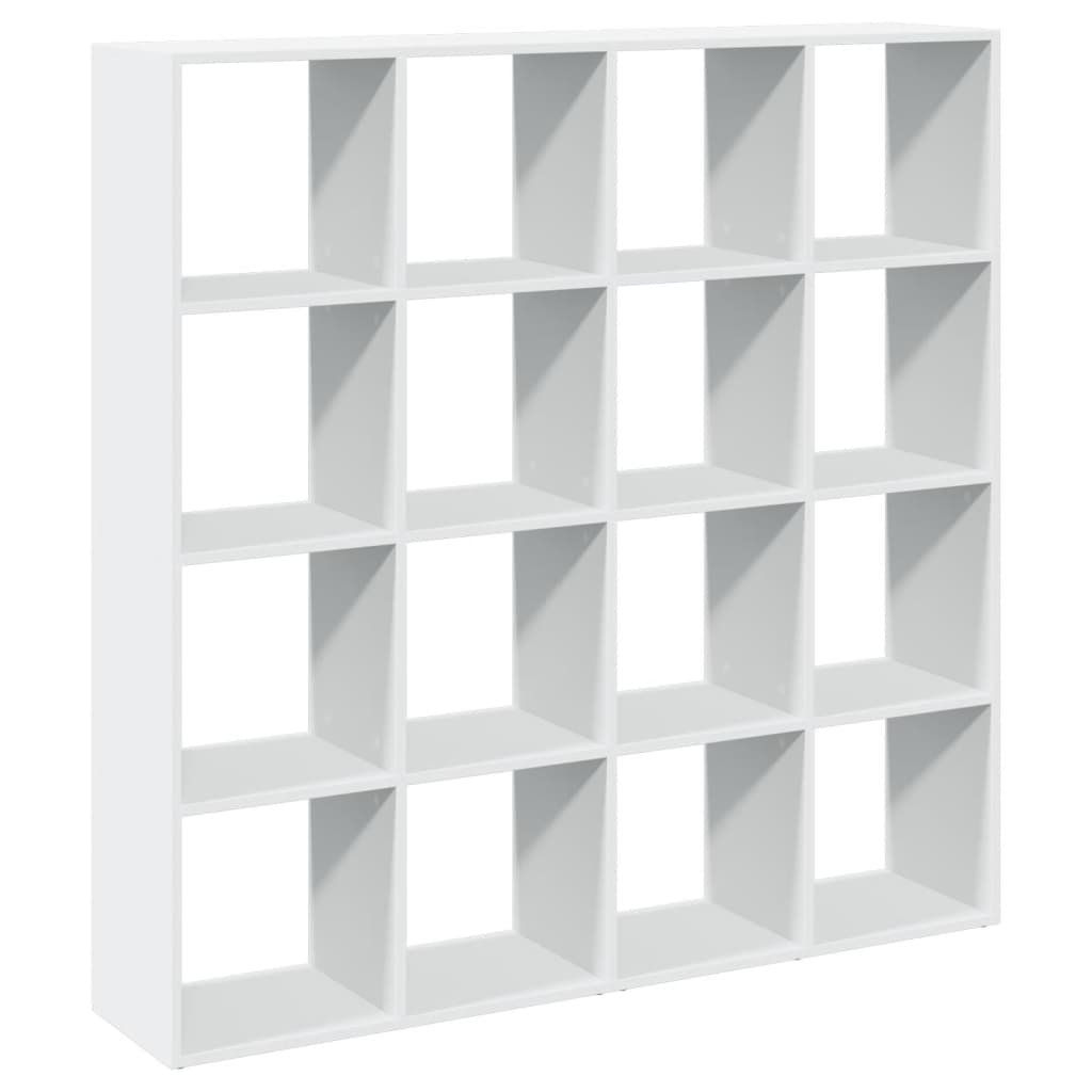 Bokhylle Hvit 137,5x29x137,5 cm