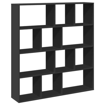 Bokhylle Svart 132x29x141,5 cm