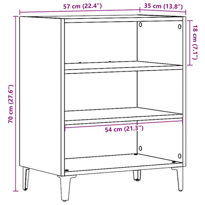 Skjenk Gammelt Tre 57x35x75 cm