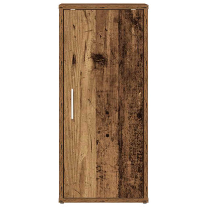 Skoskap 2 stk gammelt tre 32x35x70 cm konstruert tre
