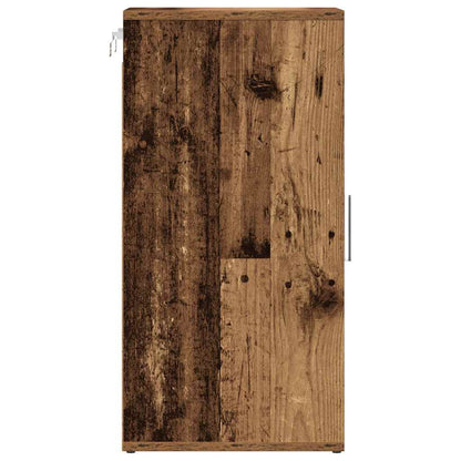Skoskap 2 stk gammelt tre 32x35x70 cm konstruert tre