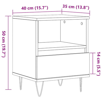 Nattbord Sengbord Artisan Eik 40x35x50 cm