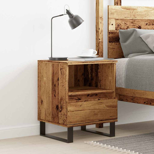 Nattbord Sengbord Gammelt Tre 40x35x50 cm