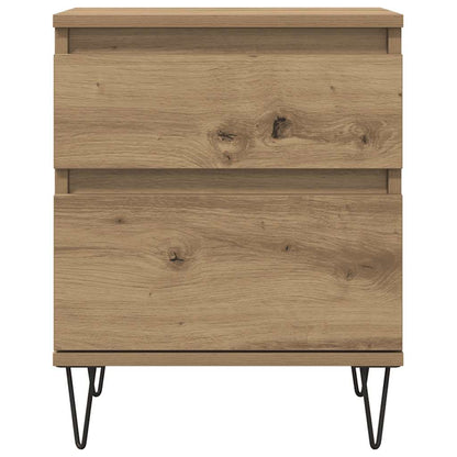 Nattbord 2 stk artisan eik 40x35x50 cm konstruert tre