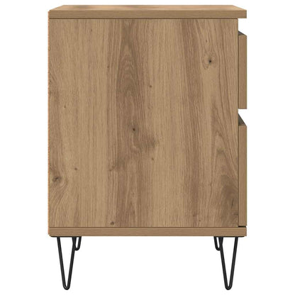 Nattbord 2 stk artisan eik 40x35x50 cm konstruert tre