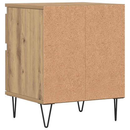 Nattbord 2 stk artisan eik 40x35x50 cm konstruert tre