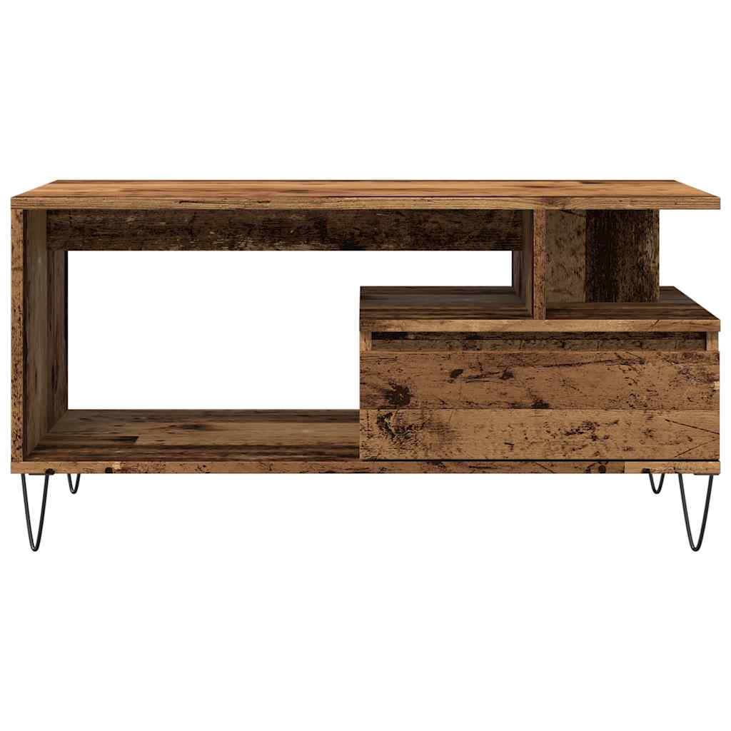 Salongbord Sofabord Gammelt Tre 90x49x45 cm