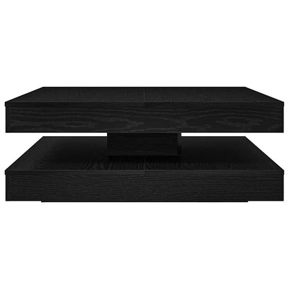 Salongbord Sofabord Svart 360-graders roterbart 90x90x34,5 cm