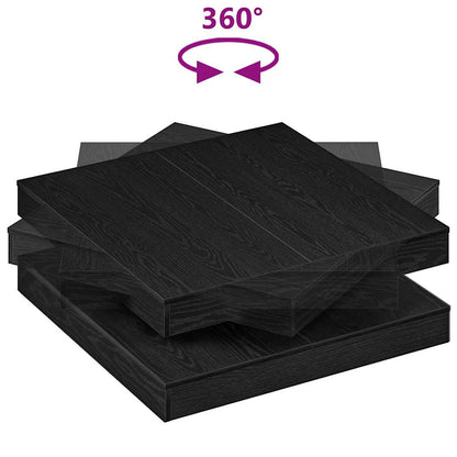 Salongbord Sofabord Svart 360-graders roterbart 90x90x34,5 cm