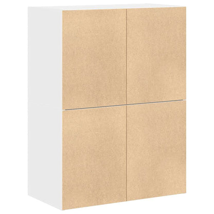 Skap Hvit med 2 skuffer 2 stk 60x31x40 cm