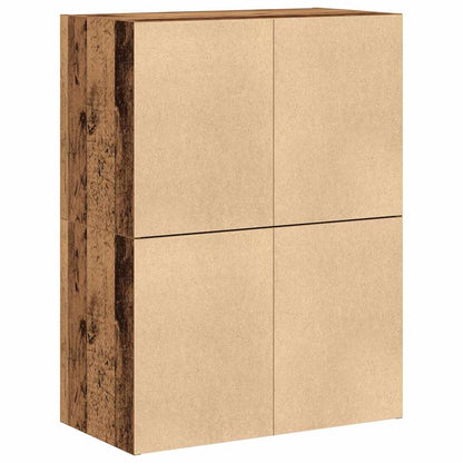 Skap Gammelt Tre med 2 skuffer 2 stk 60x31x40 cm