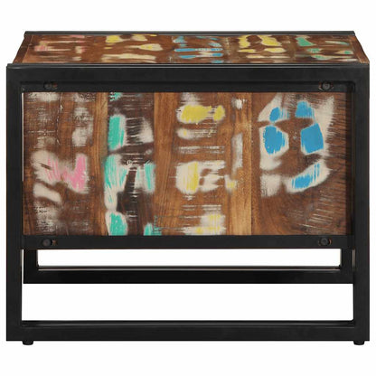 Salongbord Sofabord Tre Gjenvunnet Heltre flerfarget 50x50x38 cm