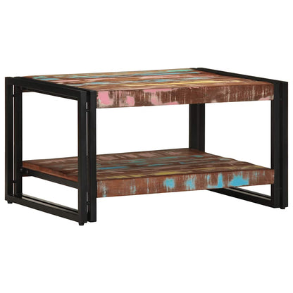 Salongbord Sofabord Tre Gjenvunnet Heltre flerfarget 70x50x38 cm