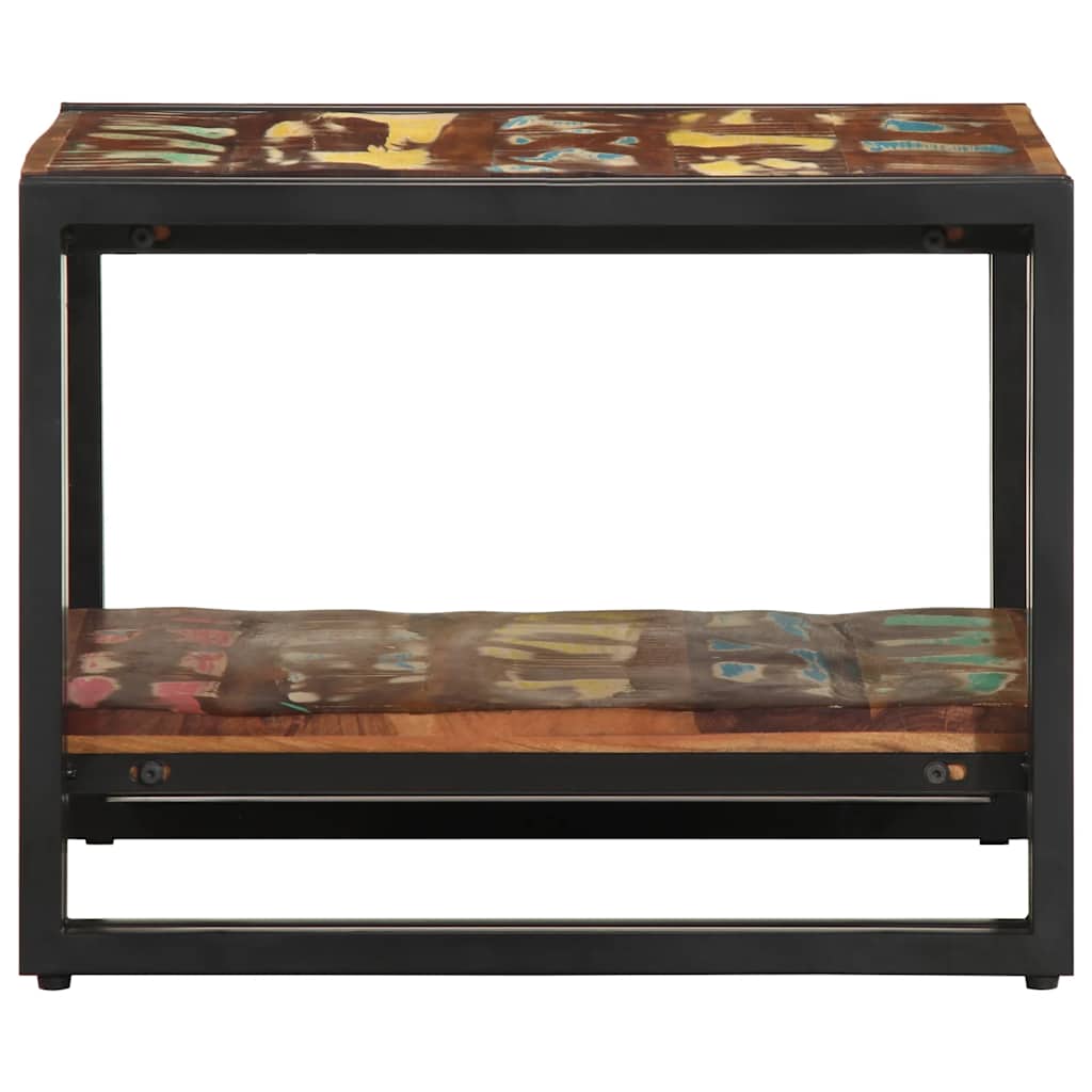Salongbord Sofabord Tre Gjenvunnet Heltre flerfarget 50x50x38 cm