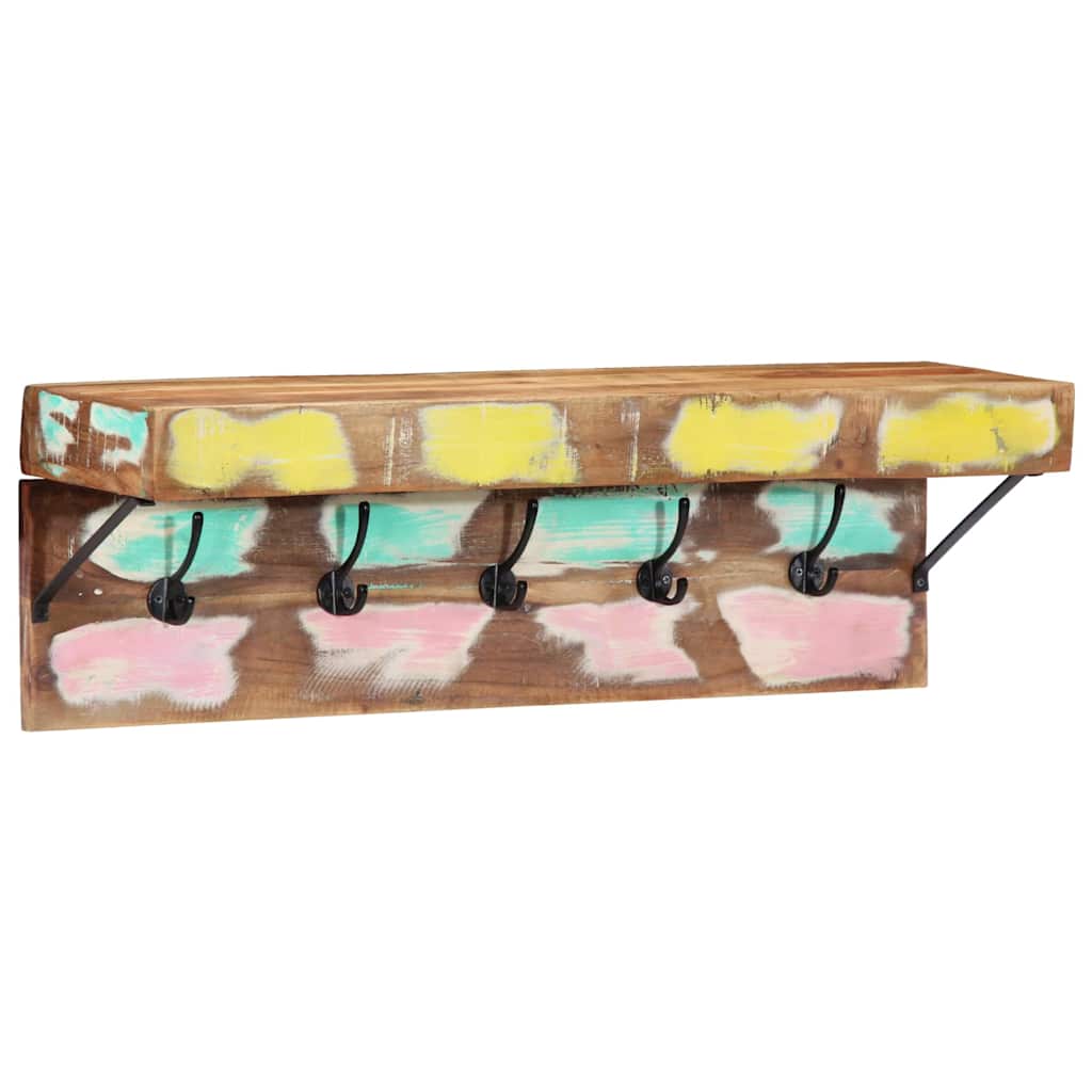 Kleshenger Flerfarget 73 x 19 x 23 cm Massivt gjenvunnet tre