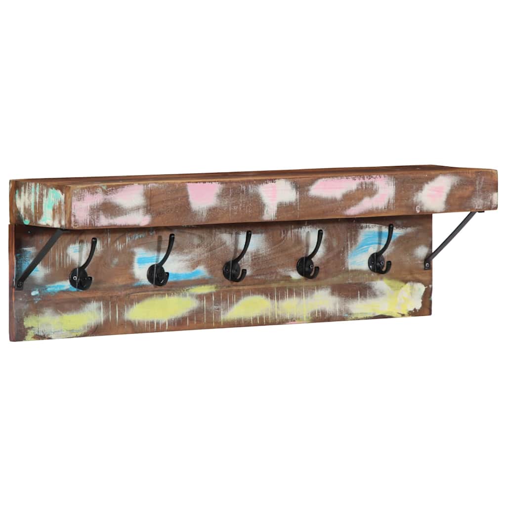 Kleshenger Flerfarget 73 x 19 x 23 cm Massivt gjenvunnet tre