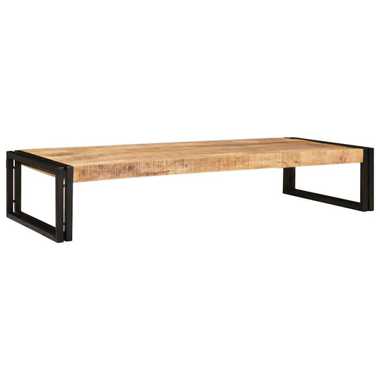 Badehylle med hylle 120 x 50 x 23 cm Massiv mango tre, jern