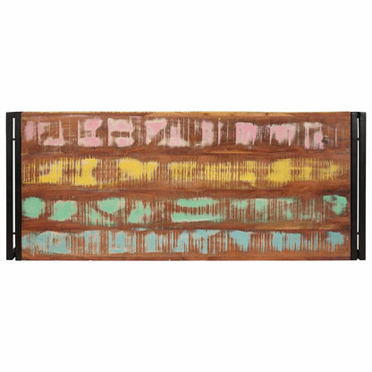Baderomshylle 120 x 50 x 23 cm Massiv mango tre, jern