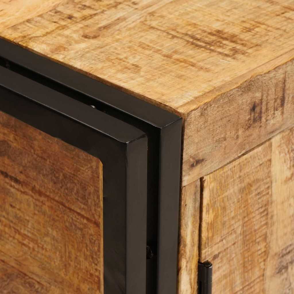 Servantskap Tre til bad 71 x 33 x 58 cm Massiv Mangotre, Jern