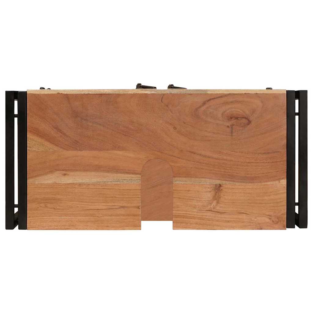 Servantskap Tre til bad 71 x 33 x 58 cm Massiv Akasietre, Jern