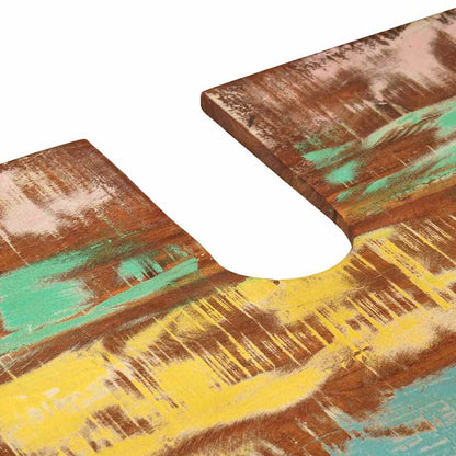 Servantskap Tre til bad 71 x 33 x 58 cm Massiv Gjenvunnet Tre, Jern