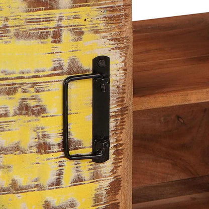 Servantskap Tre til bad 71 x 33 x 58 cm Massiv Gjenvunnet Tre, Jern