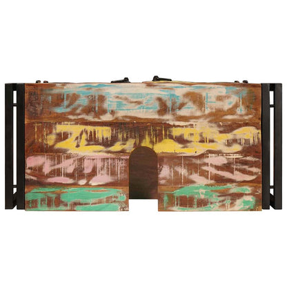 Servantskap Tre til bad 71 x 33 x 58 cm Massiv Gjenvunnet Tre, Jern