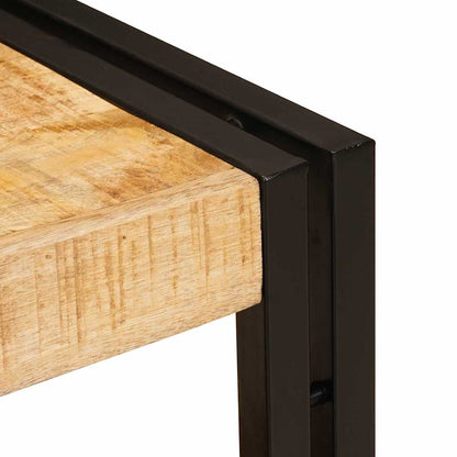 Servantskap Tre til bad 71 x 33 x 58 cm Massiv Mangotre, Jern