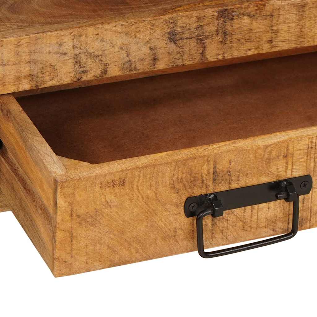 Servantskap Tre til bad 71 x 33 x 58 cm Massiv Mangotre, Jern