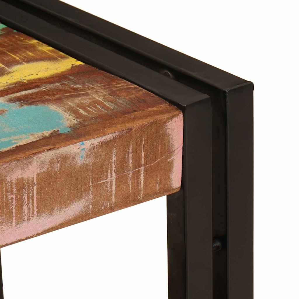 Servantskap Tre til bad 71 x 33 x 58 cm Massiv Gjenvunnet Tre, Jern